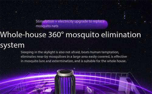Eco-Friendly Solar Powered Mosquito Trap with USB Backup - Dual Charge Insect Killer Lamp Kenya