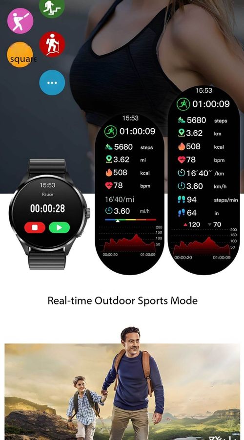 Smart Bluetooth Calling Watch with NFC & Sports Tracker - Fitness Wristband for Active Kenyans