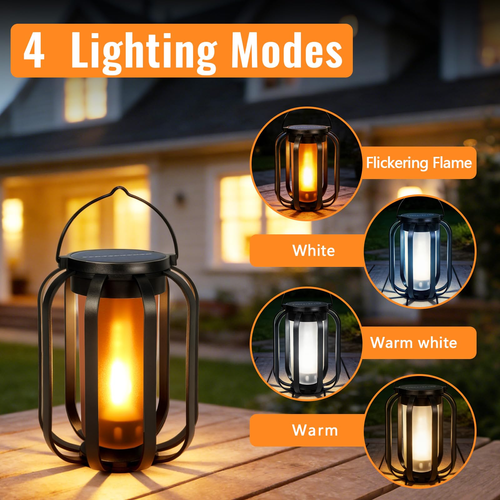 Solar Garden Light Solar Lantern — Energy-Saving, Waterproof Solar Camping Light with Tripod
