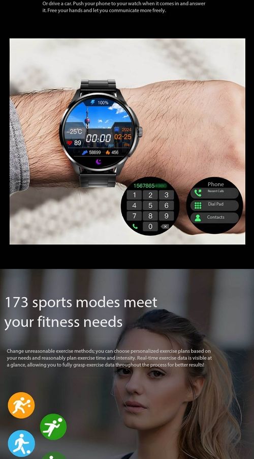 Smart Bluetooth Calling Watch with NFC & Sports Tracker - Fitness Wristband for Active Kenyans