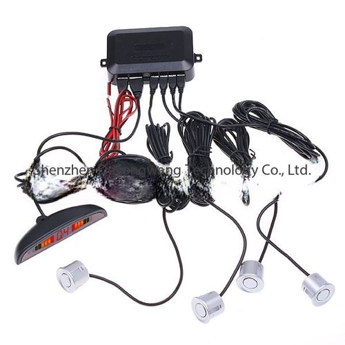 Factory Direct Car Reverse Radar Kit - 4 Sensors Backup Parking System with Buzzer for Kenya Vehicles, Bulk Discount