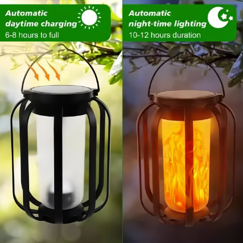 Solar Garden Light Solar Lantern — Energy-Saving, Waterproof Solar Camping Light with Tripod