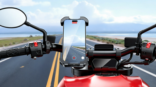 Anti-Shake Motorcycle Phone Holder - Shockproof & Vibration-Proof Bike Mount with 360° Rotation