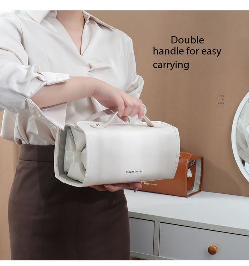 2026 New 4-in-1 Detachable Foldable Makeup Bag - Large Capacity Travel Cosmetic Organizer for Kenyan Women