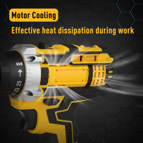 21V Cordless Lithium-Ion Impact Drill Household Portable High-Power Rechargeable Cordless Drill & Screwdriver