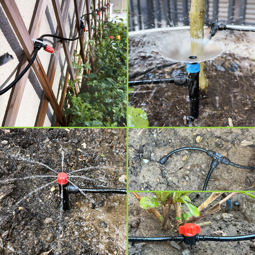 Multifunctional Garden Watering Kit: An Integrated Drip and Spray Irrigation System Designed for Courtyards and 30-Meter DIY Gardening Projects
