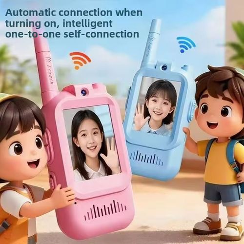 Creative Kids Video Walkie Talkie Two-Way 1500ft Range Cool Voice Effects