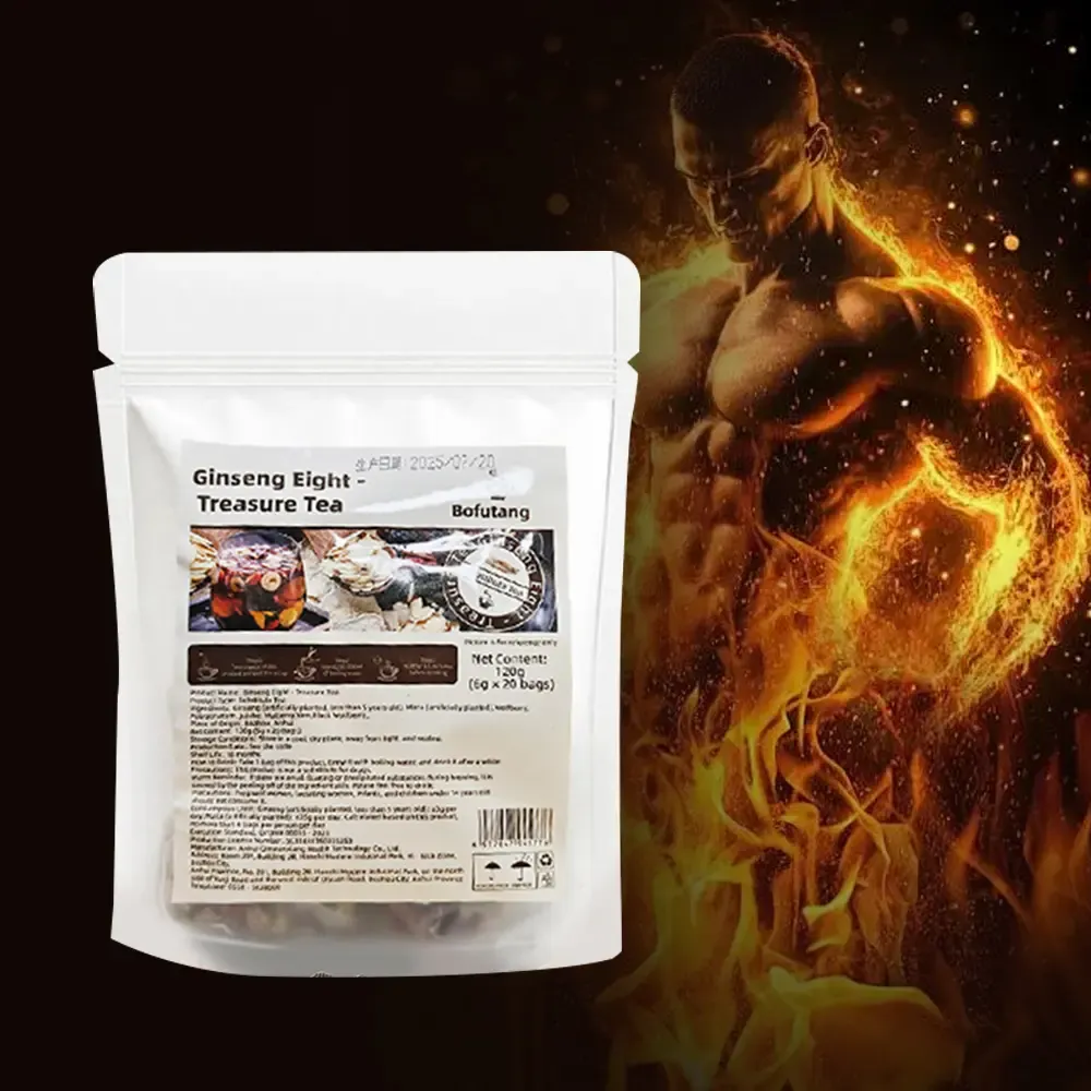 Kidney Tea Formula Ginseng Eight Treasures Tea Organic Kidney Traditional Kidney Cleansing Tea Cleanse Tea Ginseng Red Date Natural Chinese Herbal Tea Bags For Men Women healthy cleanse detox tea