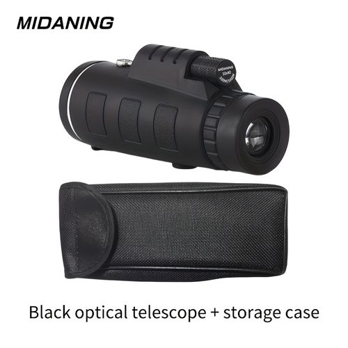1 x 10X40 single tube telescope with manual focusing - High magnification of 10 times and a 40mm large aperture objective lens, suitable for bird watching, camping, hiking, sports, and traveling - Compact and portable design, durable and sturdy, ideal gift