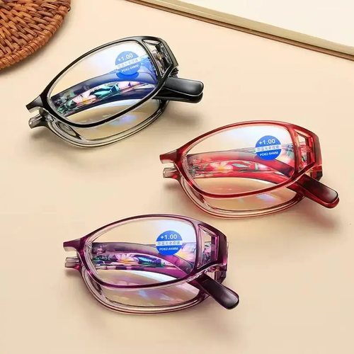 2023 Retro classic pattern the aged reading glasses portable high definition anti-blue light reading glasses wholesale