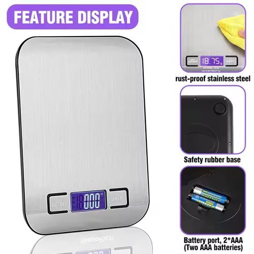 Kitchen 0.1g Accurate Food Scale Stainless Steel Digital Weighing Food Scale Electronic Kitchen Scale