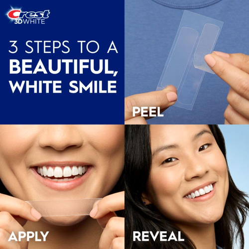 Crest 3D Whitening Teeth Strips 14 pairs set good effect 1 hour fast whitening teeth strips