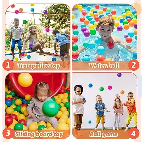 Children's lawn, swimming toy ball environmental protection ball toy color ball