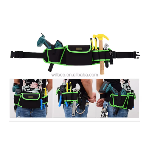 Multifunctional portable sturdy repair tool waist bag
