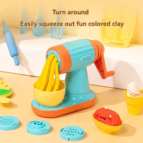 Children's toy set plasticine noodle machine handmade DIY clay clay color mud mold