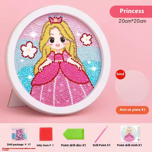 Children's diamond stickers handmade DIY diamond stickers polka dot diamonds little girl toys