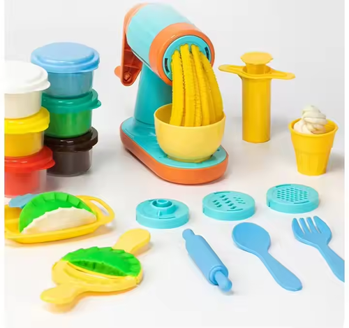 Children's toy set plasticine noodle machine handmade DIY clay clay color mud mold