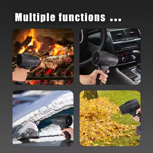Turbo Jet Blower, Cordless Turbo Super Power Air Duster, Handheld Powerful Dryer for Car Dust Cleaning, Car Drying after Wash, Snow Removal, Outdoors BBQ, Removing Dust from Electronics Computer Keyboard Case Laptop, Perfect Present for Man Gift