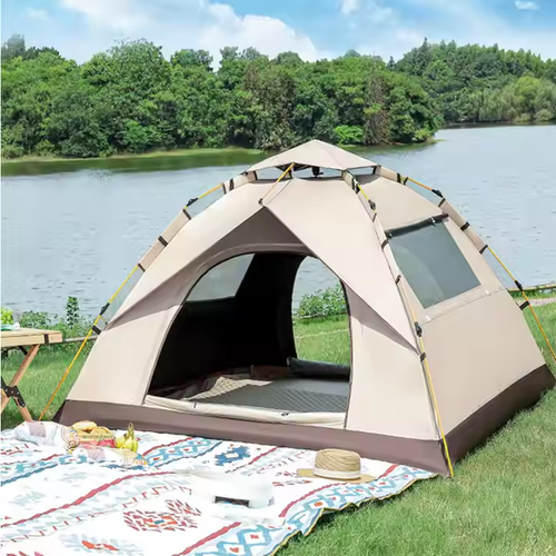 Portable waterproof sunscreen tent for four seasons hiking beach travel mountaineering outdoor camping tent