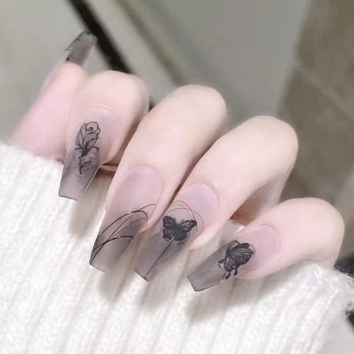 Wearable manicure high-end nail stickers removable