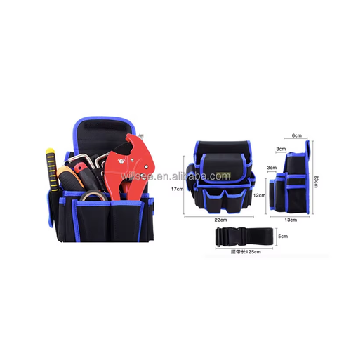 Multifunctional portable sturdy repair tool waist bag