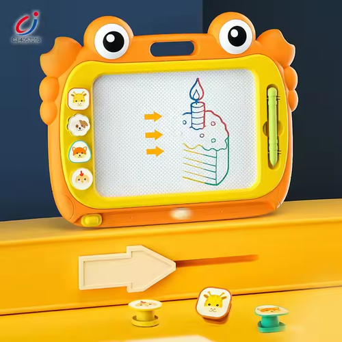 Crab shape children's graffiti board colorful magnetic children's drawing board writing board