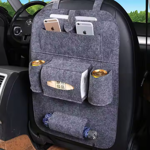 Vehicle Storage Bag Multi-function Seat Back Storage Box Hanging Bag