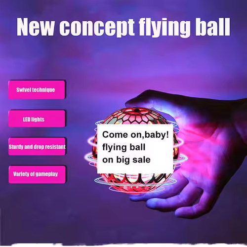 Smart induction flying ball magic flying spinning ball 360 degree rotating hovering mini flying ball toy