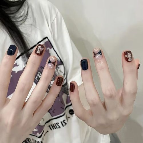Wearable manicure high-end nail stickers removable