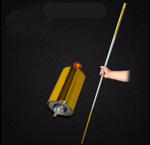 Portable magic golden hoop toy magic cane toy