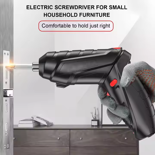 New automatic screwdriver tool box rechargeable electric screwdriver set with extension rod electric screwdriver set