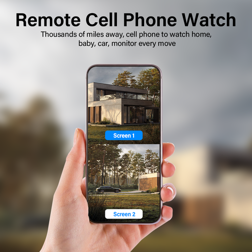 Intelligent dual-lens solar monitoring, all-weather high-definition protection, a new choice for environmental protection and energy saving! Equipped with 64G memory card