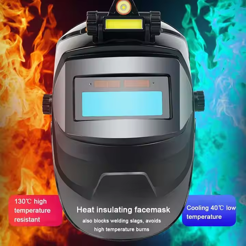 High temperature resistant and heat-insulated welding helmet, maximum temperature resistance 130℃
