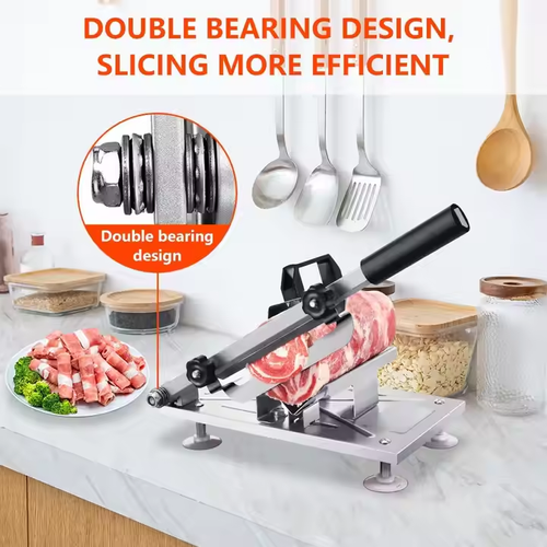 Home multifunctional stainless steel manual slicer for meat, vegetables, fruits, etc.