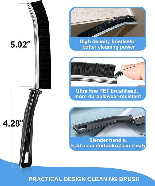 Multifunctional kitchen cleaning tool hard bristle crevice cleaning brush