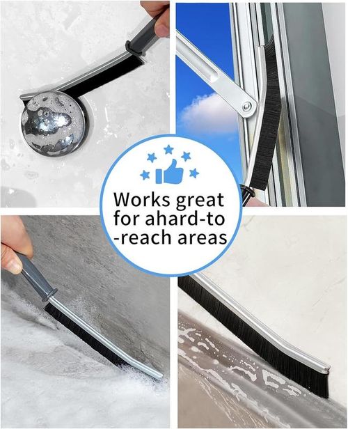 Multifunctional kitchen cleaning tool hard bristle crevice cleaning brush