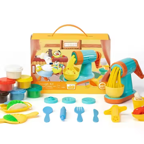 Children's toy set plasticine noodle machine handmade DIY clay clay color mud mold