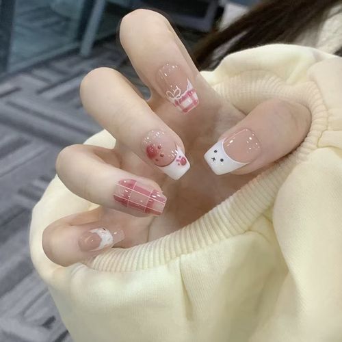 Wearable manicure high-end nail stickers removable