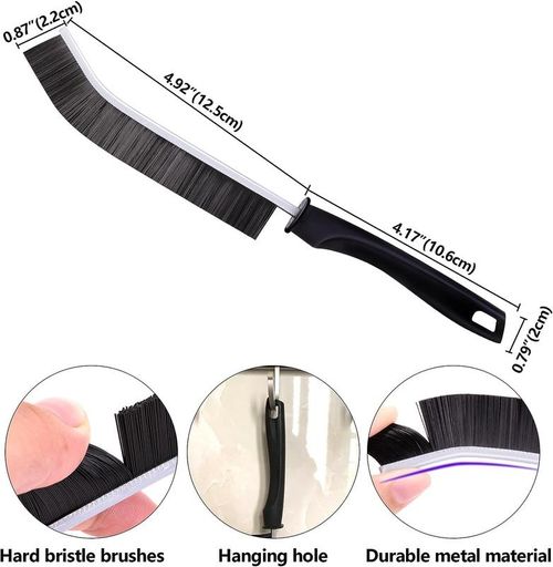 Multifunctional kitchen cleaning tool hard bristle crevice cleaning brush