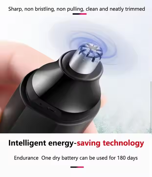 Electric nose hair trimmer men's and women's ear, neck and eyebrow trimmer