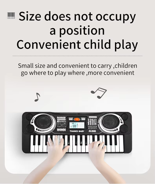 37-key electronic piano light music children's toy 37-key electronic piano simulation piano toy birthday gift
