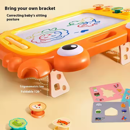 Crab shape children's graffiti board colorful magnetic children's drawing board writing board