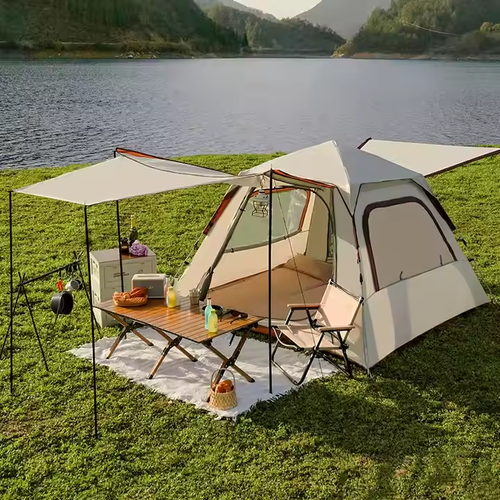 Portable outdoor camping tent rainproof sunscreen automatic quick opening tent