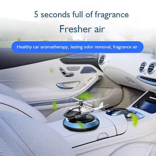 Car Solar Titanium Helicopter Car Aromatherapy Fresh Perfume