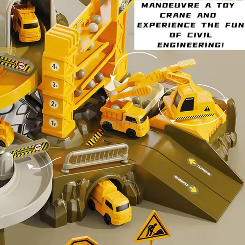 Car race track parking aerospace toy race track car set game children's toys