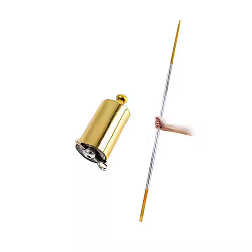 Portable magic golden hoop toy magic cane toy