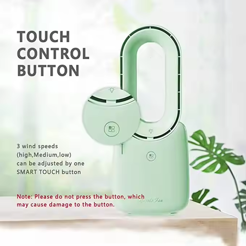 Household ultra-quiet fan bladeless fan rechargeable portable desktop bladeless fan