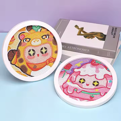 Children's diamond stickers handmade DIY diamond stickers polka dot diamonds little girl toys