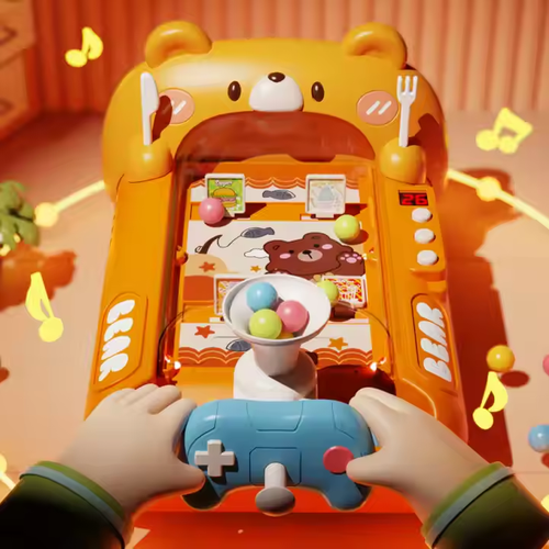 Children's Tabletop Pinball Game Machine Pinball Shooting Machine