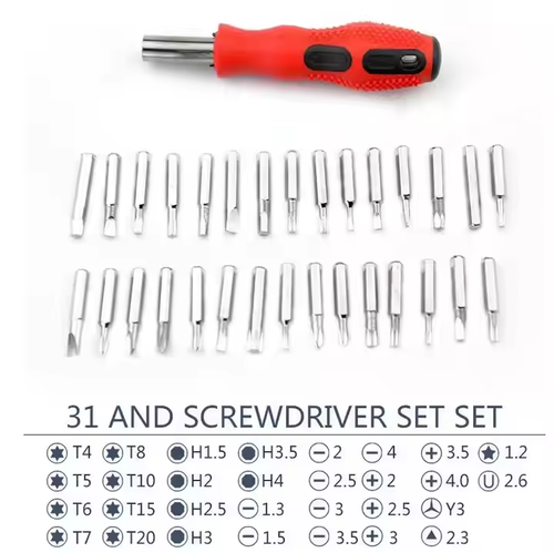 31 in 1 screwdriver combination set multi-function repair multi-purpose screw tool set